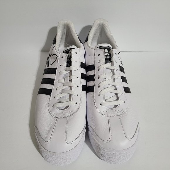 NEW Adidas Originals Samoa Trefoil Shoes FV6829 Size 14 White - Picture 2 of 7